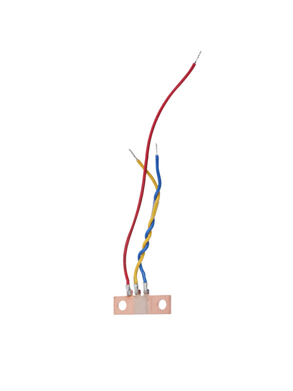 Shunt 125-450Micro Ohms pour compteur d'énergie Shunt droit en cuivre manganèse